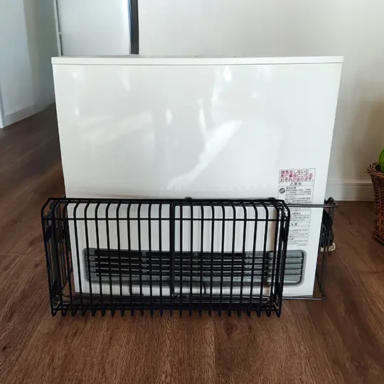 転倒時消火機能で安心安全