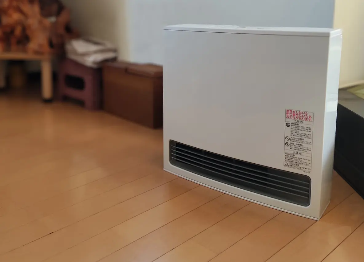 ガスファンヒーターレンタル
